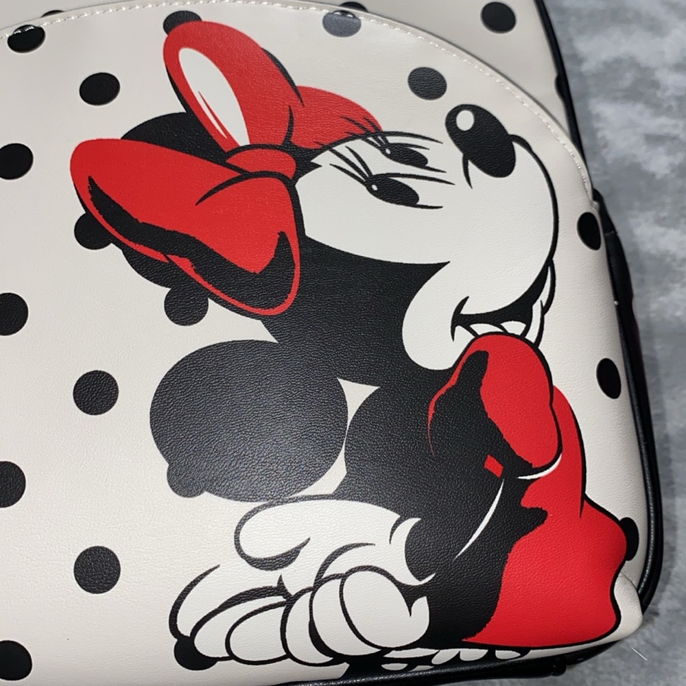 Disney Minnie Mouse Polka Dot Backpack by Primark - NWT - Picture 3 of 10